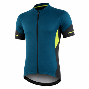 Jersey de Ciclismo de Manga Corta, 100% Poliéster, Ecológico, Unisex, Tallas Grandes, con Logotipo Personalizado OEM/ODM, Cómodo y Transpirable - Product Image 1