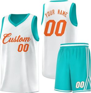 Ensemble de maillots de basket-ball violets personnalisés avec numéro et nom, uniforme en maille sublimée anti-humidité pour adultes unisexe - Product Image 2