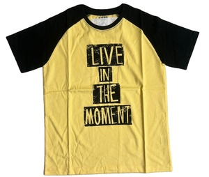 T-shirt en tricot à col rond et à imprimé pigmenté pour hommes, de haute qualité, de couleurs multiples et durables - Product Image 1