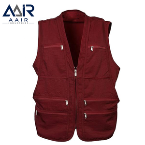 <b>Black</b> Men's Sleeveless Casual Autumn Work <b>Vest</b> with Zipper Closure Multi-Pocket Outdoor Utility Moisture-Wicking - Product Image 6