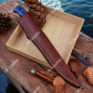 Cuchillo de filetear profesional hecho a mano de acero de Damasco con mango de madera Pakka de 7 pulgadas, ajustable para ambidiestros, afilado como una navaja, OEM - Product Image 5