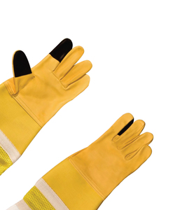 Professional Ventilated Beekeeping <b>Gloves</b> Goatskin Leather Mesh Sleeve Full Finger Touchscreen Compatible Unisex Outdoor Use - Product Image 5