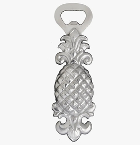 Ouvre-bouteille Ananas en Métal Finition Argentée, Accessoire de Bar, Décoration de Table, Outil de Cuisine Tropicale, Cadeau de Fête, Vente en Gros - Product Image 1
