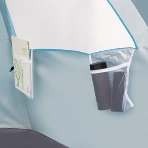 Tenda da Spiaggia a Montaggio Rapido in Tessuto Oxford con Palo in Fibra di Vetro - Blu YJ - Product Image 6