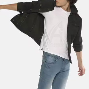 Chaqueta de Mezclilla para Hombre, Color Sólido, Estilo Casual, Moda Urbana, Nueva Colección 2026, Cómoda, para Invierno, de Alexandria Industries - Product Image 3