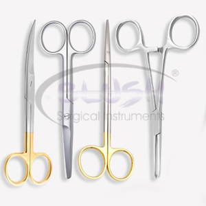 17-Piece Large Steel Surgical Kit Manual Power Source Deep Surgery Set <b>Veterinary</b> <b>Instruments</b> CE Certified By Blush Surgical - Product Image 3
