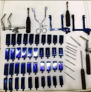 Kit Completo de Cirugía de Columna Vertebral con Retractor Cervical, 57 Piezas, Manual, Acero Inoxidable de Alta Calidad - Product Image 2