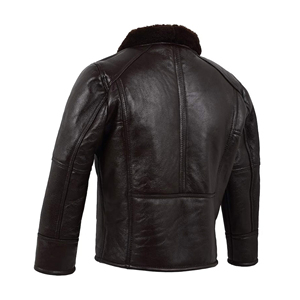 Luxury Men Genuine Leather <b>Jacket</b> Winter Collection New Arrival High Quality Wholesale Price Bomber Style Sleek Outwear - Product Image 3