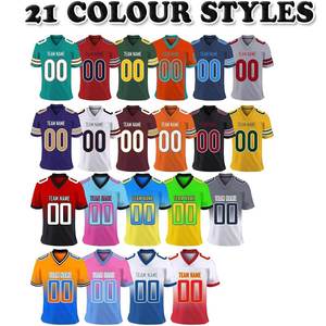 Maillots de football américain personnalisés de qualité export, en mélange Spandex/Coton antibactérien, unisexes, pour équipes professionnelles - Product Image 6