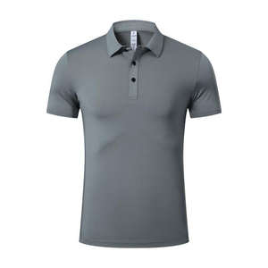 Polo d'affaires à manches courtes en polyester 100% de haute qualité, impression de logo personnalisé, polos de golf pour hommes - Product Image 4