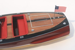 CENTURY SEA MAID DOUBLE BARREL 1942 - Handcrafted Wooden American Speedboat Model for Home <b>Decor</b> Business Gift - Product Image 5