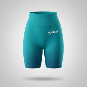 กางเกงขาสั้นออกกำลังกายผู้หญิง ระบายอากาศได้ดี สไตล์สตรีทแวร์ ยกกระชับสะโพก ไร้ตะเข็บ เหมาะสำหรับโยคะ ฟิตเนส และออกกำลังกายทั่วไป - Product Image 1