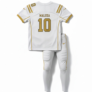Uniforme de football américain sublimé de qualité professionnelle, logo d'équipe personnalisé, maillots en twill, vêtements de football respirants - Product Image 4