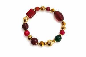 Women's Gold Plated <b>Beaded</b> <b>Bracelet</b> Set Imitation Pearl Zinc Alloy Eco-Friendly Classic Stackable Jewelry Gift - Product Image 4