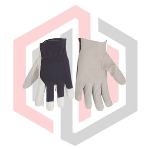 Gants de protection pour mécaniciens 2026 en cuir croûte personnalisés, anti-vibration, antidérapants, anti-coupure, avec manchette tricotée, 4 mil - Product Image 5