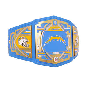 Cinturón de Campeonato Personalizado Hecho a Mano para Hombre, Talla Adulto, Los Angeles Charger, con Forro de Cuero Ecológico en Color Personalizado - Product Image 4