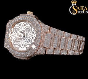 Gran oferta, colección de joyería fina para hombre a la moda antigua, Baguette cuadrada, relojes de diamantes naturales, cristal de acero inoxidable para cada - Product Image 2