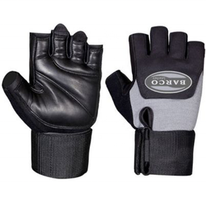 Gants de musculation personnalisés pour hommes en cuir de vachette légers, respirants, antidérapants, avec sangle de poignet réglable et fentes pour les doigts (demi-doigts) - Product Image 6