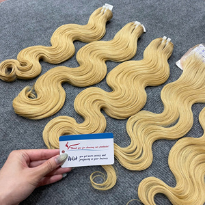 Hot Item 613 Steam <b>Body</b> <b>Wave</b> Machine Weft 100% Vietnamese Human Hair Ready To Ship Shining No Tangle No Shedding - Product Image 2