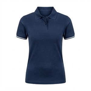 Camisetas Polo de Mujer de Color Sólido al Mejor Precio al por Mayor, Servicio OEM, Secado Rápido, Manga Corta, Corte Regular, Camiseta Polo con Detección de Agujas - Product Image 2