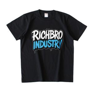 Jogger Style Mens Active T-Shirt Coton Stretch Tissu Respirant Training Wear OEM Factory Richbro Industry Custom Design - Product Image 1