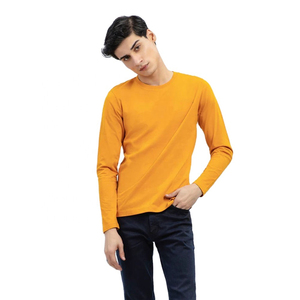 Chemise pour homme à manches longues en jersey tricoté imprimé, broderie personnalisée, tissu 100% coton anti-rides, Qualiyu, dernier design - Product Image 2
