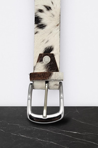 Cinturón de Cuero Genuino de 1.5 Pulgadas con Logotipo Personalizado, Correa con Hebilla de Bloqueo Automático, Producto Personalizable - Product Image 6