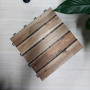BeNK - Baldosas de Madera de Acacia Encajables Modernas de 30x30 cm, Ecológicas, Resistentes al Agua, con 1 Año de Garantía para Uso en Exteriores - Product Image 3