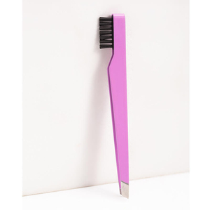 Pinzas Profesionales Multicolor para Cejas con Cepillo, Punta Inclinada de Acero Inoxidable, Herramientas 2 en 1 para Dar Forma y Arreglar las Cejas, Venta al Por Mayor - Product Image 5