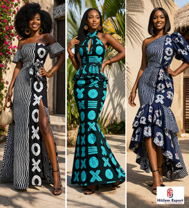 Tela de Algodón Ankara con Estampado Africano, Fábrica Textil de Marca Privada, OEM ODM, Tela Étnica de Moda al por Mayor - Product Image 5