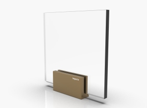 Sistema de Barandillas de Vidrio de Diseño IMPERIO SEMI MINI con Base de Aluminio Resistente para Balcones, Escaleras y Terrazas - Product Image 3