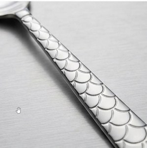 Ensemble de couverts modernes en acier inoxydable avec manche poli miroir pour la vaisselle de mariage - Product Image 4