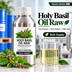 Huile Essentielle de Basilic Sacré, Huile de Tulsi Naturelle, Qualité Supérieure, Fabricant d'Huiles Essentielles, Fournisseur en Gros, Exportateur Inde - Product Image 1