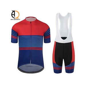 Ensemble de maillots de cyclisme isolés, kit de maillots de vélo - Product Image 1