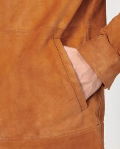 Veste en cuir marron pour hommes, vente en gros, haute qualité, logo personnalisé, vêtement d'extérieur, veste en cuir véritable souple - Product Image 4