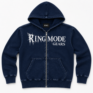 Sweat-shirt à capuche zippé pour homme, en coton épais, coupe oversize, en molleton délavé, écologique, premium, décontracté, style urbain - Product Image 3