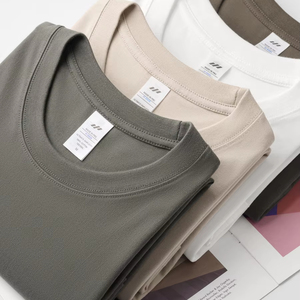 T-shirts en coton 100 % surdimensionnés en gros, poids du tissu 320 g, respirants, confortables, style urbain tendance, logo personnalisé sur le devant - Product Image 6