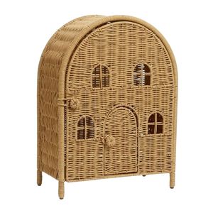 Armario de Juguetes de Ratán para el Hogar, Modelo Superventas, Precio de Fábrica, Armario de Muñecas Tejido a Mano, Conjunto de Muebles Modernos para Cuarto de Juegos Infantil - Product Image 2