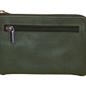 Tarjetero de Cuero Genuino con Cierre de Cremallera, Múltiples Ranuras para Tarjetas, Cartera Minimalista Unisex de Longitud Corta - Product Image 5