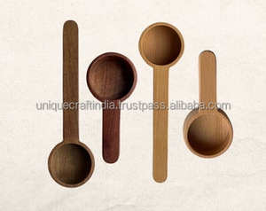 Cuchara de Café de Bambú al por Mayor, Cuchara de Té de Mango Largo, Cuchara Medidora de Madera Ecológica, Personalizable OEM - Product Image 3