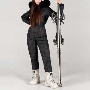 Traje de Esquí y Snowboard para Mujer, Impermeable, Cortavientos, Chaqueta y Pantalón Térmicos Gruesos - Product Image 1