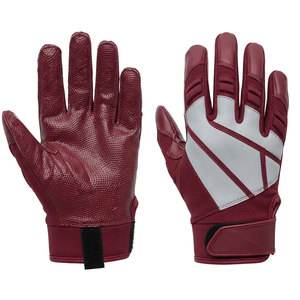 Competition American Football Gloves Lightweight Sports Gloves Custom Design Textured Grip Palm Flexible Finger Receiver <b>Fit</b> - Product Image 1