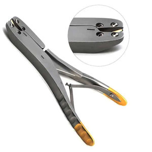 Cortador de alambre de carburo de tungsteno con mandíbulas reemplazables, instrumento quirúrgico ortopédico de corte de precisión para uso clínico, certificado CE - Product Image 1
