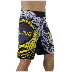 Shorts MMA personnalisés, tissu de performance athlétique, durabilité renforcée, vêtements confortables, fournisseur d'exportation de vêtements OEM ODM - Product Image 2
