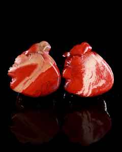 Escultura de Leopardo Tallada a Mano en Jaspe Rojo, 3 Pulgadas, Figura de Animal en Piedra Natural, Decoración para el Hogar, Regalo Único para Coleccionistas - Product Image 3