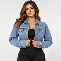 Vestes en jean de haute qualité, déchirées et usées, à manches longues, respirantes, couleur unie, fabrication OEM ODM