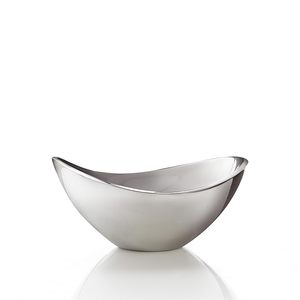 Bol de stockage de Fruits et légumes en aluminium, grand bol de stockage de Fruits et légumes en métal plaqué argent fabriqué en aluminium - Product Image 2