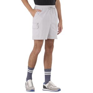 กางเกงขาสั้นคาร์โก้ผู้ชาย ออกแบบเองได้ สีพื้น ผ้าทอ ระบายอากาศ แห้งเร็ว เป็นมิตรกับสิ่งแวดล้อม ผ้ายืด/ผ้าฝ้าย แบรนด์สั่งทำ - Product Image 5