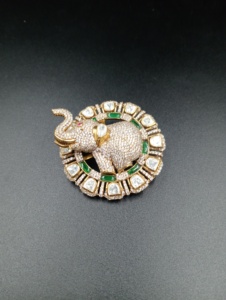 Luxury <b>Elephant</b> Brooch Women's Fine Jewelry <b>Gift</b> used for both men and women - Product Image 2