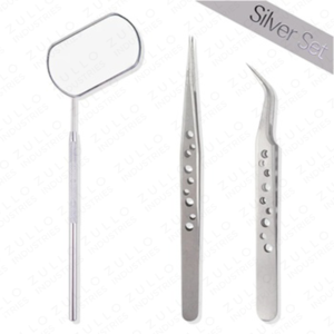 Professional Eyelash Extension Tweezers with Mirror Handle Solid Color Stainless Steel New Design Precision Lash <b>Tool</b> Kit - Product Image 6